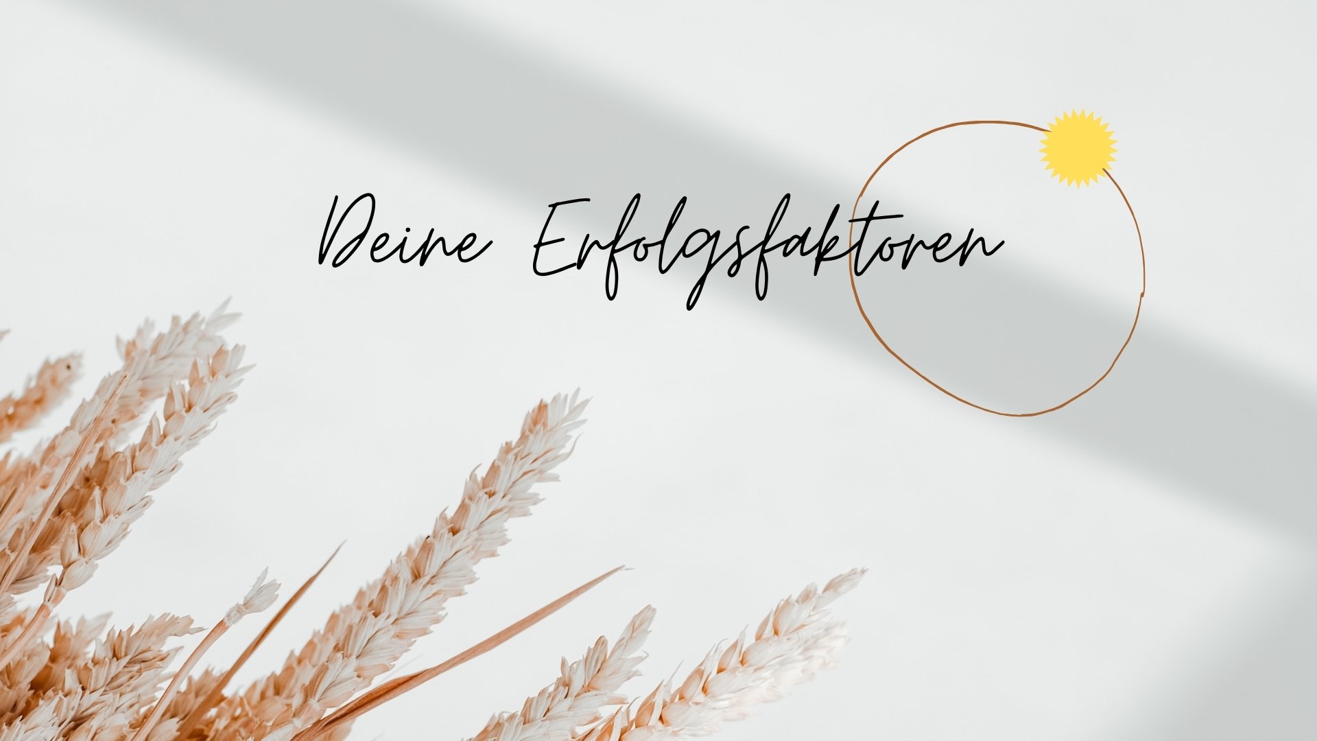 Frühling-Erfolgsfaktoren 1